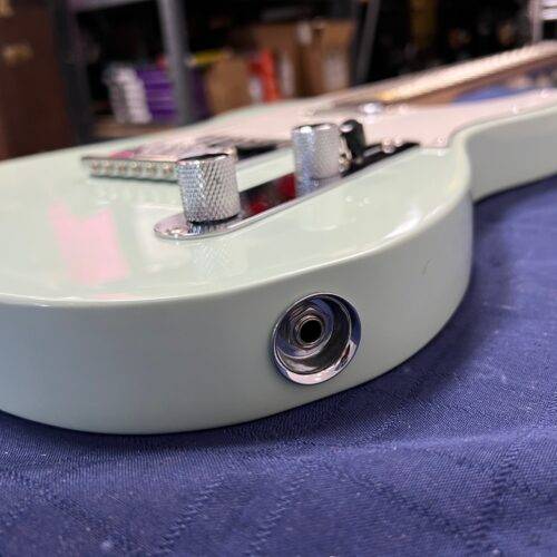 Used Squier FSR Bullet Tele Telecaster Sonic Sea Foam Green Laurel Fingerboard 2021 - Image 23