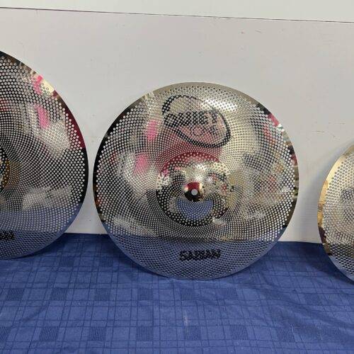 Used set of Sabian Quiet Tone Practice Cymbal Set 14/16/18/20 inch QTPC504 - Image 3