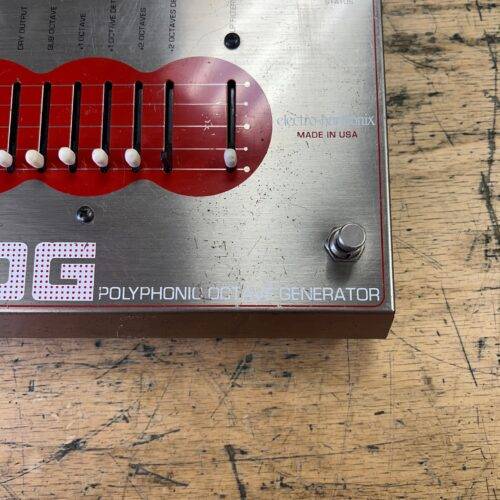 Used Electro Harmonix POG Polyphonic Octave Generator Guitar Pedal Made in the USA with Original AC Adapter - Image 5