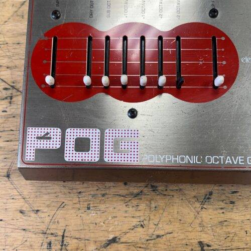 Used Electro Harmonix POG Polyphonic Octave Generator Guitar Pedal Made in the USA with Original AC Adapter - Image 6