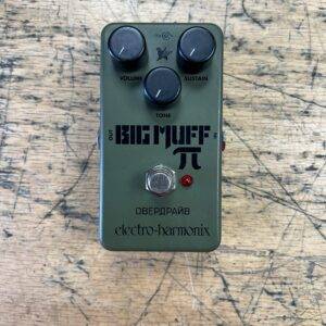 Used Electro Harmonix Green Russian Big Muff Pi Fuzz Guitar Pedal