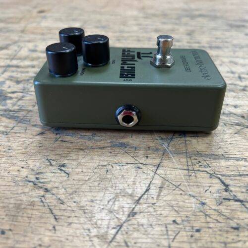 Used Electro Harmonix Green Russian Big Muff Pi Fuzz Guitar Pedal - Image 4