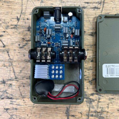 Used Electro Harmonix Green Russian Big Muff Pi Fuzz Guitar Pedal - Image 10