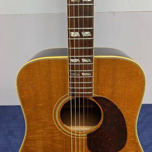 Vintage Gibson SJN Natural Southern Jumbo Acoustic Guitar Made in the USA 1970 with Case - Image 7
