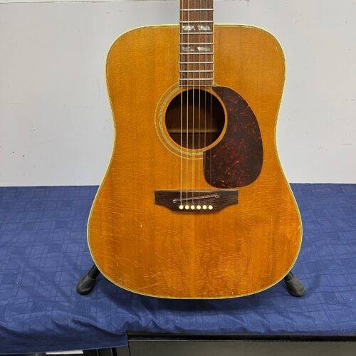 Vintage Gibson SJN Natural Southern Jumbo Acoustic Guitar Made in the USA 1970 with Case - Image 8
