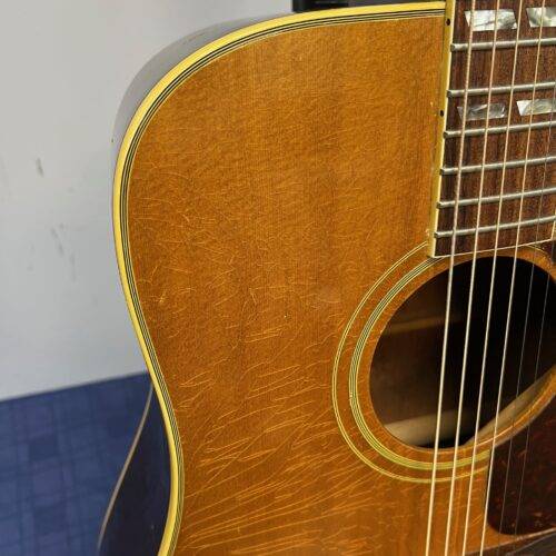Vintage Gibson SJN Natural Southern Jumbo Acoustic Guitar Made in the USA 1970 with Case - Image 12