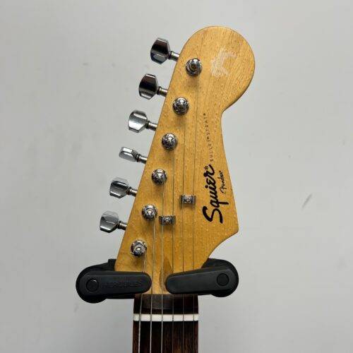Used Squier Bullet Strat Stratocaster Electric Guitar Fiesta Red 2008 - Image 3