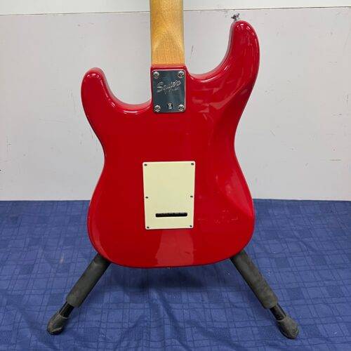 Used Squier Bullet Strat Stratocaster Electric Guitar Fiesta Red 2008 - Image 16