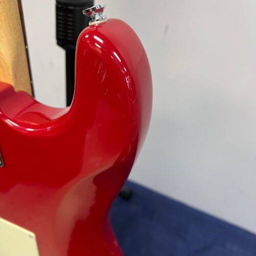 Used Squier Bullet Strat Stratocaster Electric Guitar Fiesta Red 2008 - Image 19