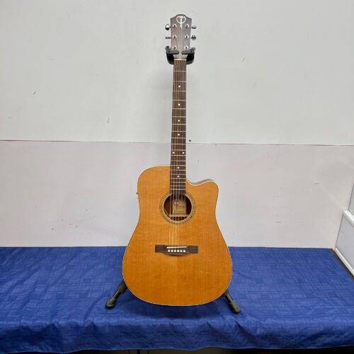 Used Teton STS105CENT 105 Series Dreadnought Acoustic Electric Guitar with Case - Image 2