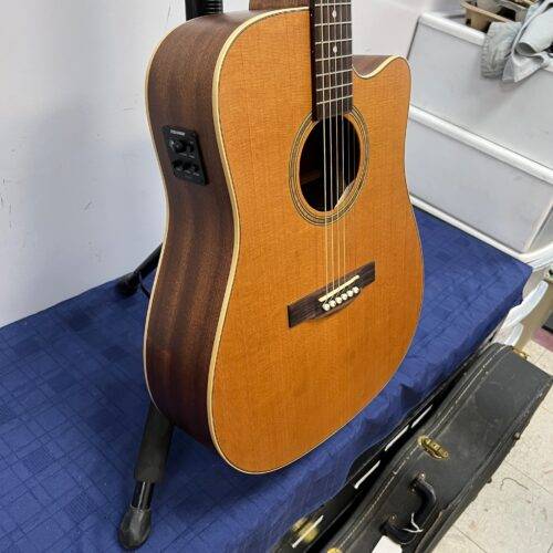 Used Teton STS105CENT 105 Series Dreadnought Acoustic Electric Guitar with Case - Image 10