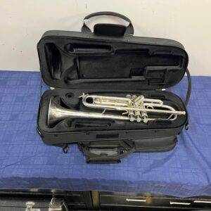 Used Bach Stradivarius Model 37 Bb Silver Trumpet with new Pro Tec Case Just Serviced ML Early 1990's