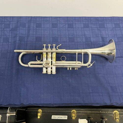 Used Bach Stradivarius Model 37 Bb Silver Trumpet with new Pro Tec Case Just Serviced ML Early 1990's - Image 2