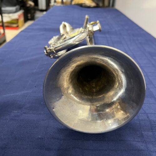 Used Bach Stradivarius Model 37 Bb Silver Trumpet with new Pro Tec Case Just Serviced ML Early 1990's - Image 7