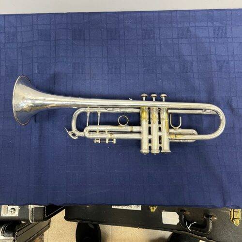 Used Bach Stradivarius Model 37 Bb Silver Trumpet with new Pro Tec Case Just Serviced ML Early 1990's - Image 9