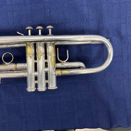 Used Bach Stradivarius Model 37 Bb Silver Trumpet with new Pro Tec Case Just Serviced ML Early 1990's - Image 12