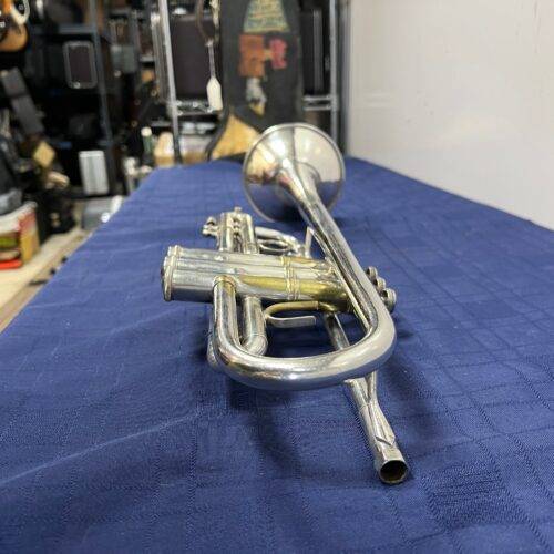 Used Bach Stradivarius Model 37 Bb Silver Trumpet with new Pro Tec Case Just Serviced ML Early 1990's - Image 13