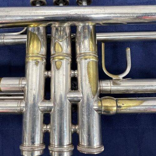 Used Bach Stradivarius Model 37 Bb Silver Trumpet with new Pro Tec Case Just Serviced ML Early 1990's - Image 14