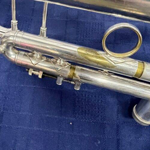Used Bach Stradivarius Model 37 Bb Silver Trumpet with new Pro Tec Case Just Serviced ML Early 1990's - Image 15