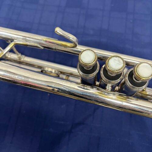 Used Bach Stradivarius Model 37 Bb Silver Trumpet with new Pro Tec Case Just Serviced ML Early 1990's - Image 16