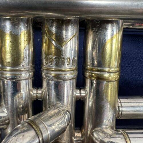 Used Bach Stradivarius Model 37 Bb Silver Trumpet with new Pro Tec Case Just Serviced ML Early 1990's - Image 17