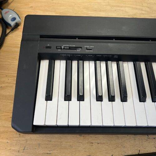 Used Yamaha P-45 88-Key Digital Piano Keyboard with Music Stand AC Adapter and Sustain Pedal - Image 2