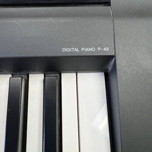 Used Yamaha P-45 88-Key Digital Piano Keyboard with Music Stand AC Adapter and Sustain Pedal - Image 7