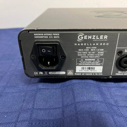 Used Genzler Amplification MG-800 Magellan 800W Bass Amp Amplifier Head - Image 9