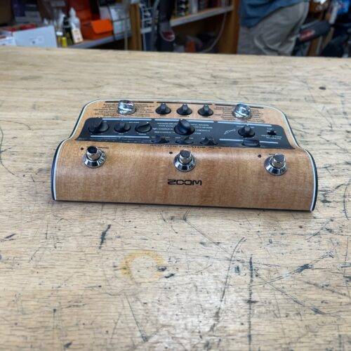 Used Zoom AC-3 Acoustic Creator Enhanced Direct Box and Multi-effects Guitar Pedal with Original Box & AC Adapter - Image 3