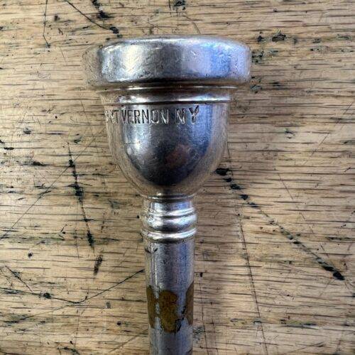 Vintage Vincent Bach Corp. Mt. Vernon NY 15C Small Shank Trombone Baritone Mouthpiece - Image 4