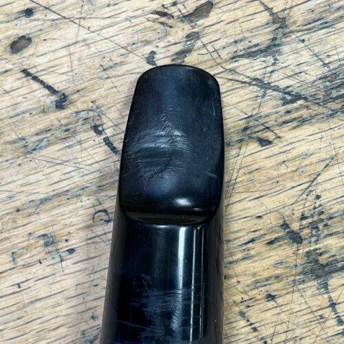 Vintage Berg Larsen 100/0 M Hard Rubber Bb Tenor Sax Saxophone Mouthpiece with Original Ligature and Cap - Image 3