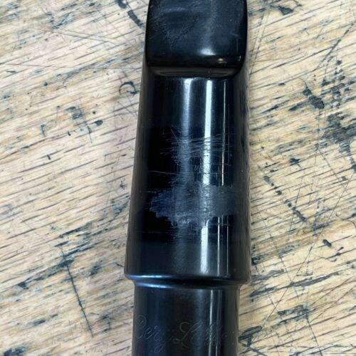 Vintage Berg Larsen 100/0 M Hard Rubber Bb Tenor Sax Saxophone Mouthpiece with Original Ligature and Cap - Image 4