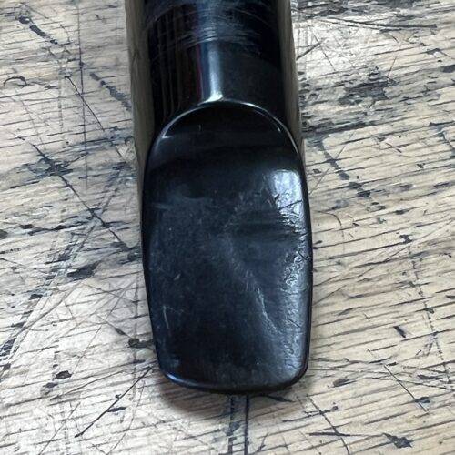 Vintage Berg Larsen 100/0 M Hard Rubber Bb Tenor Sax Saxophone Mouthpiece with Original Ligature and Cap - Image 6