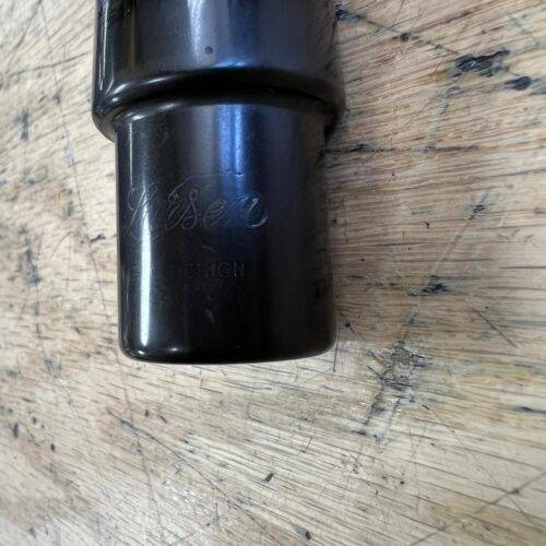 Vintage Berg Larsen 100/0 M Hard Rubber Bb Tenor Sax Saxophone Mouthpiece with Original Ligature and Cap - Image 11