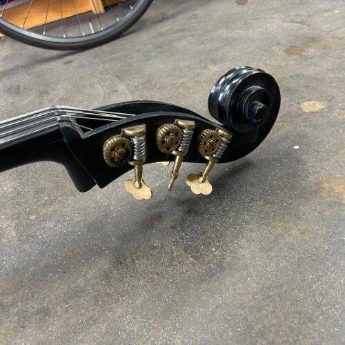 Vintage 1970's Henk Van Zelinge Z-Bass Electric 5-String Upright Bass - Image 7