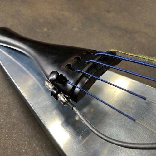 Vintage 1970's Henk Van Zelinge Z-Bass Electric 5-String Upright Bass - Image 12