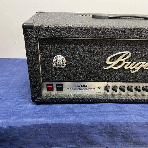 Used Bugera 1990 120 Watt Hi Gain Dual Reverb Valve Tube Amp Amplifier Head with Footswitch - Image 2