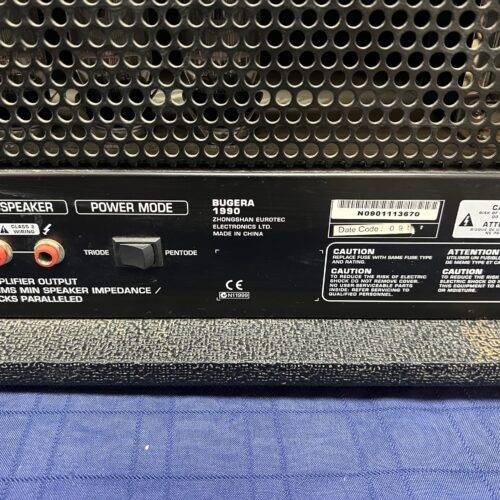 Used Bugera 1990 120 Watt Hi Gain Dual Reverb Valve Tube Amp Amplifier Head with Footswitch - Image 10