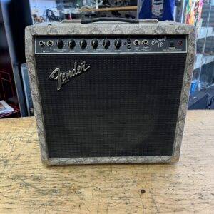 Vintage Fender Champ 12 Tube Guitar Amp Amplifier 1980's Snakeskin Just Serviced