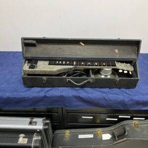 Vintage Supro Model 60 Electric Lap Steel Guitar with Matching Tube Amp Amplifier Case