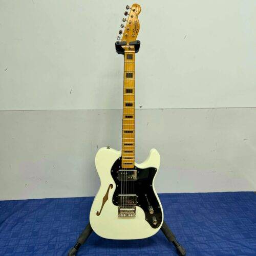 Used Squier FSR Classic Vibe 70's Tele Telecaster Thinline Electric Guitar Olympic White 2024