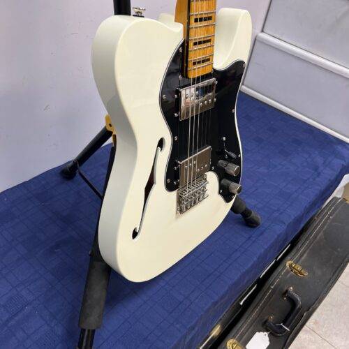Used Squier FSR Classic Vibe 70's Tele Telecaster Thinline Electric Guitar Olympic White 2024 - Image 10
