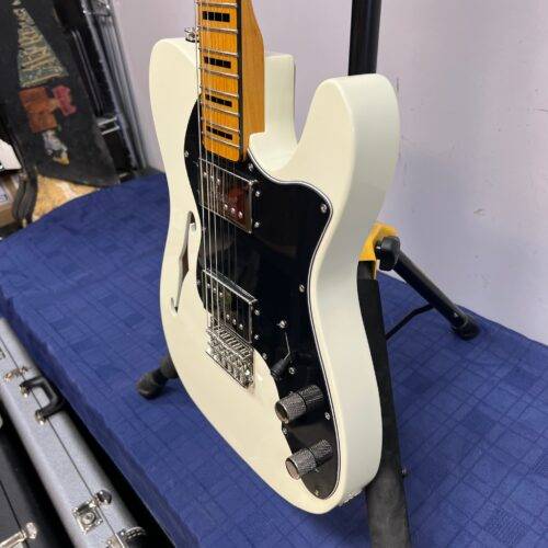 Used Squier FSR Classic Vibe 70's Tele Telecaster Thinline Electric Guitar Olympic White 2024 - Image 11