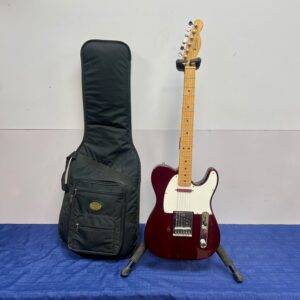 Used Fender Tele Telecaster Standard Electric Guitar Made in Mexico 2000 with Fender Gig Bag and Hang Tags