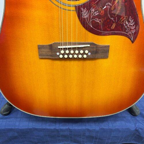 Used Epiphone Hummingbird 12-String Acoustic Electric Guitar with Case and Hang Tags - Image 10