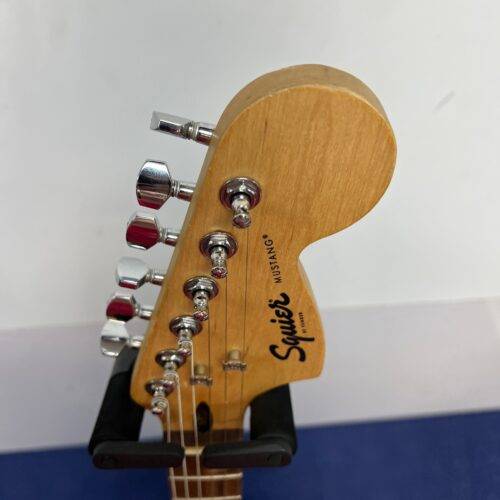 Used Squier Mustang Electric Guitar Made in Indonesia 2019 White - Image 2