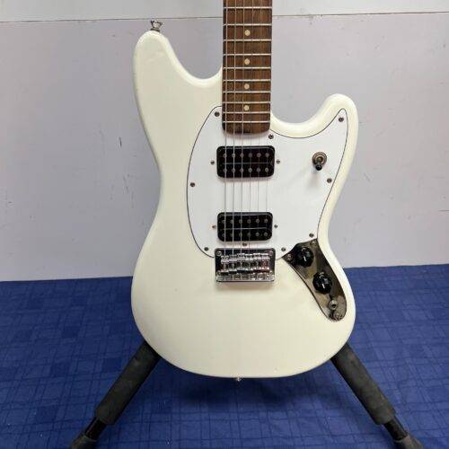 Used Squier Mustang Electric Guitar Made in Indonesia 2019 White - Image 7