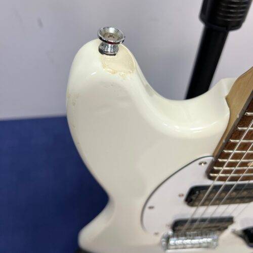 Used Squier Mustang Electric Guitar Made in Indonesia 2019 White - Image 8