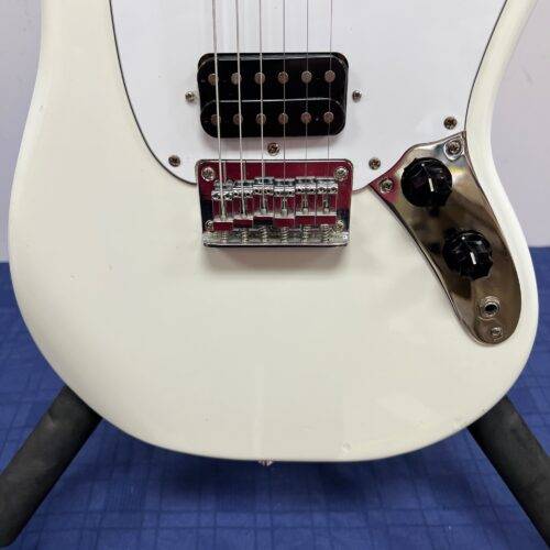 Used Squier Mustang Electric Guitar Made in Indonesia 2019 White - Image 10