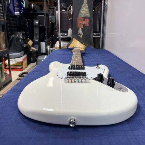 Used Squier Mustang Electric Guitar Made in Indonesia 2019 White - Image 24